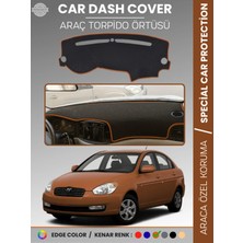 Hyundai Accent (2006-2011) Torpido Örtüsü Kaymaz Tam Uyum Çatlamayı Önler Kolay Montaj