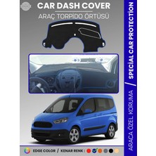 Ford Courier (2013-2020) Ekransız Torpido Örtüsü Panel Koruma Tam Uyum Çatlamayı Önler Kolay Montaj