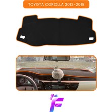 Toyota Corolla (2012-2018) Araca Özel Torpido Örtüsü | Ön Göğüs Kılıfı | Tam Koruma | Tam Uyum | B40
