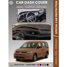 Volkswagen Caddy (2021+) Torpido Örtüsü Ön Göğüs Koruma Torpido Koruma Tam Uyum Çatlamayı Önler