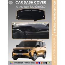 Ford Courier (2023+) Torpido Örtüsü Ön Panel Torpido Koruma Tam Uyum Çatlamayı Önler Kolay Montaj