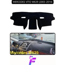 Mercedes Vito (2003-2014) Uyumlu Torpido Örtüsü | Kolay Montaj | Yansıma Önleyici | Koruma | G96