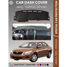 Toyota Corolla E140 (2007-2013) Torpido Örtüsü Ön Göğüs Koruma Araca Özel Çatlamayı Önler Kaymaz