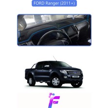 Ford Ranger (2011-2019) Uyumlu Torpido Örtüsü | Yansıma Önleyici | Kolay Montaj | Tam Koruma | F35