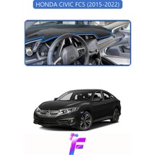 Honda Cıvıc Fc5 (2015-2022) Torpido Örtüsü | Güneşten Korur | Kolay Montaj | Tam Uyum | F65