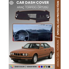 Bmw E34 5 Serisi (1988-1996) Torpido Örtüsü Panel Koruma Torpido Koruma Tam Uyum Çatlamayı Önler