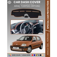 Renault Clıo 2 Aırbaglı (2001-2012) Torpido Örtüsü Ön Göğüs Koruma Torpido Koruma Araca Özel
