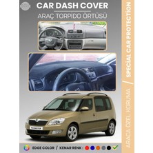 Skoda Roomstar (2007-2014) Torpido Örtüsü Ön Göğüs Halı Torpido Koruma Tam Uyum Kaymaz Uv Koruma