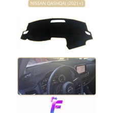 Nissan Qashqaı (2021+) Uyumlu Torpido Örtüsü | Yansıma Önleyici | Tam Koruma | Kolay Montaj | H67