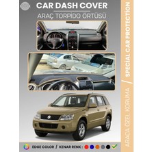 Suzukı Grand Vitara (2006-2012) Torpido Örtüsü Panel Torpido Koruma Tam Uyum Uv Koruma Hızlı Montaj