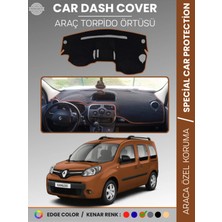 Renault Kangoo (2009-2019) Torpido Örtüsü Ön Göğüs Koruma Torpido Koruma Araca Özel Tam Uyum Kaymaz