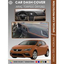 Seat Leon (2013-2020) Torpido Örtüsü Ön Göğüs Halı Torpido Koruma Birebir Uyum Kaymaz Uv Koruma
