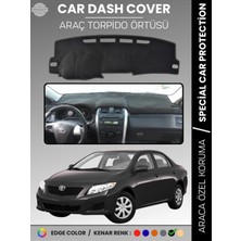 Toyota Corolla E140 (2007-2013) Torpido Örtüsü Ön Göğüs Koruma Araca Özel Çatlamayı Önler Kaymaz