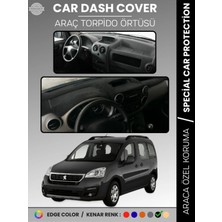 Peugeot Partner Tepee (2008-2018) Kapaklı Torpido Örtüsü Ön Göğüs Koruma Tam Uyum