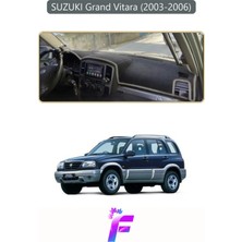 Suzukı Grand Vitara (2003-2006) Uyumlu Torpido Örtüsü | Yansıma Önleyici | Tam Koruma | K44