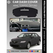 Mazda 3 (2003-2009) Torpido Örtüsü Panel Halısı Koruma Torpido Koruma Araca Özel Kaymaz Kolay Montaj