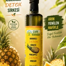 Çare Burada Çareburada - Ananslı Detoks Sirke 500 ml (Sandaloz Sakızı & Avokado Yaprağı & Yeşil Elma Kabuğu)