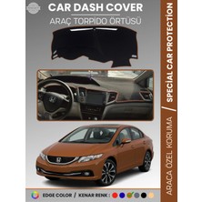 Honda Cıvıc Fb7 (2011-2015) Torpido Örtüsü Torpido Koruma Tam Uyum Çatlamayı Önler Kolay Montaj