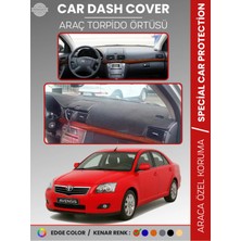 Toyota Avensis T250 (2003-2008) Kapaklı Torpido Örtüsü Ön Göğüs Halı Tam Uyum
