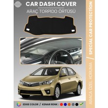 Toyota Corolla E170 (2013-2019) Torpido Örtüsü Ön Göğüs Koruma Araca Özel Çatlamayı Önler Kaymaz