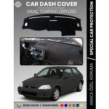 Honda Civic ( Ej-Ek-Em) (1995-2000) Torpido Örtüsü Göğüs Koruma Tam Uyum Uv Koruma Kaymaz