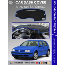 Volkswagen Golf 4 (1997-2003) Torpido Örtüsü Ön Göğüs Koruma Tam Uyum Uv Koruma