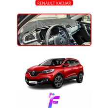 Renault Kadjar (2015-2018) Uyumlu Torpido Örtüsü | Yansıma Önleyici | Tam Koruma | Hızlı Montaj |J75
