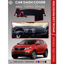 Kia Sportage (2010-2016) Torpido Örtüsü Ön Panel Halı Torpido Koruma Tam Uyum Araca Özel Kaymaz