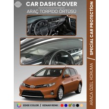 Toyota Auris (2012-2019) Torpido Örtüsü Ön Göğüs Halı Torpido Koruma Tam Uyum Uv Koruma Kolay Montaj