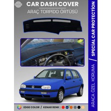 Volkswagen Golf 3 Mk3 (1991-1998) Torpido Örtüsü Panel Halısı Torpido Koruma Tam Uyum Uv Koruma