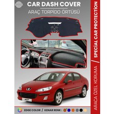Peugeot 407 (2004-2010) Torpido Örtüsü Ön Göğüs Koruma Torpido Koruma Birebir Uyum Kaymaz Özel Kesim