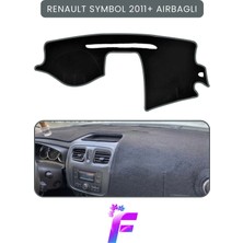 Renault Symbol Aırbaglı (2012-2020) Torpido Örtüsü | Güneşten Korur | Kolay Montaj | Tam Uyum | A68