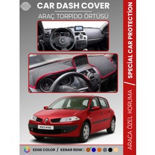 Renault Megane 2 Navigasyonlu Büyük Ekran (2003-2009) Torpido Örtüsü Ön Göğüs Halı Torpido Koruma