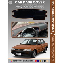 Toyota Corolla (1988-1991) Torpido Örtüsü Panel Halısı Torpido Koruma Tam Uyum Uv Koruma Kaymaz