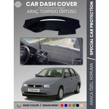 Seat Cordoba (1998-2001) Torpido Örtüsü Ön Göğüs Koruma Torpido Koruma Birebir Uyum Kaymaz