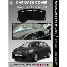 Kia Rio (2019+) Torpido Örtüsü Ön Panel Halı Torpido Koruma Tam Uyum Araca Özel Kaymaz Kolay Montaj