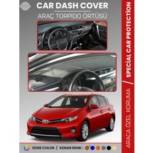 Toyota Auris (2012-2019) Torpido Örtüsü Ön Göğüs Halı Torpido Koruma Tam Uyum Uv Koruma Kolay Montaj
