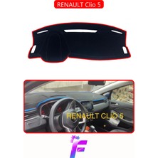 Renault Clio 5 Uyumlu Torpido Örtüsü | Yansıma Önleyici | Tam Koruma | Kolay ve Hızlı Montaj | J63
