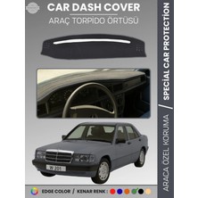 Mercedes 190E W201 (1982-1993) Torpido Örtüsü Premium Kalite Torpido Koruma Özel Kesim Uv Koruma