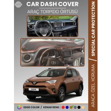 Toyota Rav4 XA40 (2013-2018) Torpido Örtüsü Panel Halısı Torpido Koruma Tam Uyum Uv Koruma Kaymaz