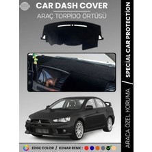 Mıtsubıshı Lancer (2007-2017) Torpido Örtüsü Ön Göğüs Koruma Torpido Koruma Araca Özel Tam Uyum