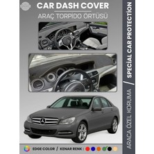 Mercedes C Class W204 (2007-2014) Torpido Örtüsü Premium Kalite Özel Kesim Uv Koruma