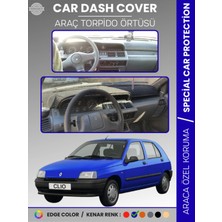 Renault Clıo 1 (1994-1998) Torpido Örtüsü Ön Göğüs Koruma Torpido Koruma Araca Özel Tam Uyum