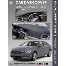 Volvo S60 (2011-2017) Torpido Örtüsü Ön Göğüs Koruma Torpido Koruma Tam Uyum Araca Özel Uv Koruma