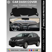 Nissan Qashqai J11 (2013-2020) Torpido Örtüsü Ön Göğüs Koruma Araca Özel Uv Koruma