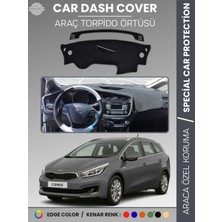 Kia Ceed (2013-2019) Torpido Örtüsü Ön Panel Torpido Koruma Tam Uyum Tam Uyum Kaymaz Kolay Montaj