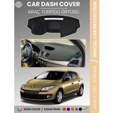 Renault Megane 3 Navigasyonsuz (2009-2016) Torpido Örtüsü Ön Göğüs Koruma Torpido Koruma Araca Özel