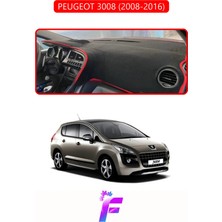 Peugeot 3008 (2008-2016) Uyumlu Torpido Örtüsü | Yansıma Önleyici | Tam Koruma | Kolay Montaj | J9