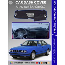 Bmw E34 5 Serisi (1988-1996) Torpido Örtüsü Panel Koruma Torpido Koruma Tam Uyum Çatlamayı Önler