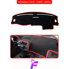 Honda Cıvıc (1995-2000) Uyumlu Torpido Örtüsü | Yansıma Önleyici | Kolay Montaj | Tam Koruma | F51